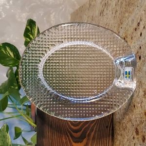 Vintage Crystal picture frame by Lindshammar of Sweden from the 70s
